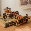 Retro wooden motorcycle ornaments