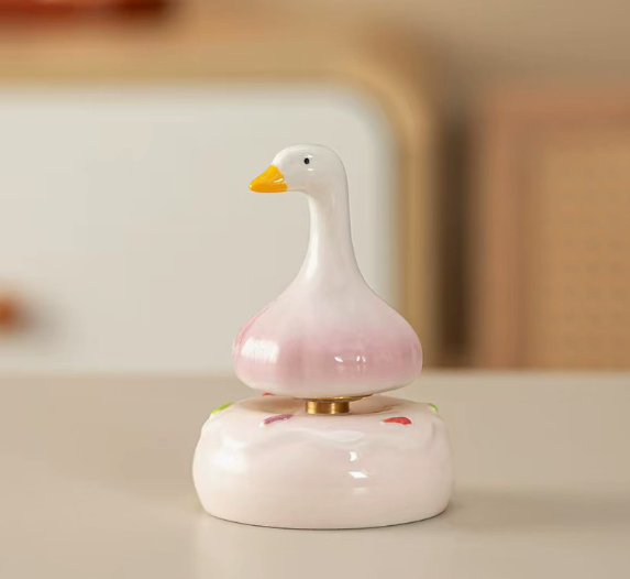Garlic Duck Popular Spinning Figurine