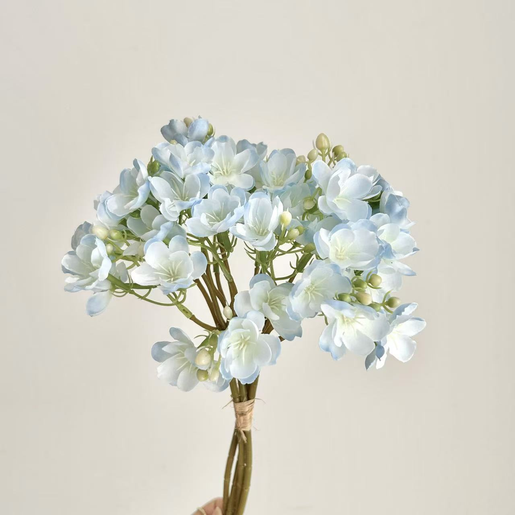 jasmine flowers on Instagram, tied with artificial flowers