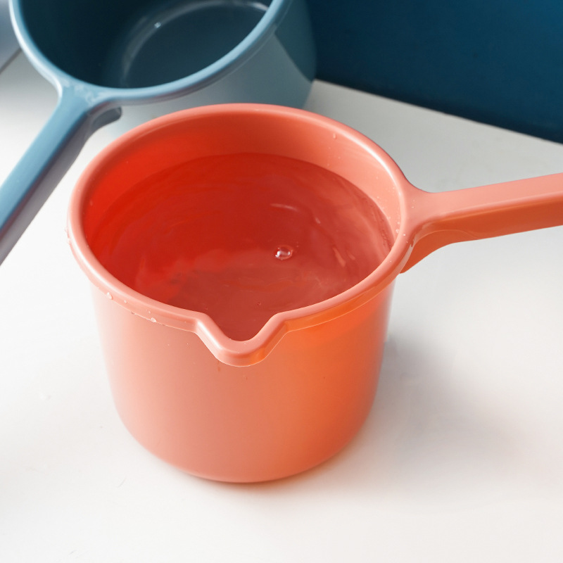Long-handled plastic water ladle