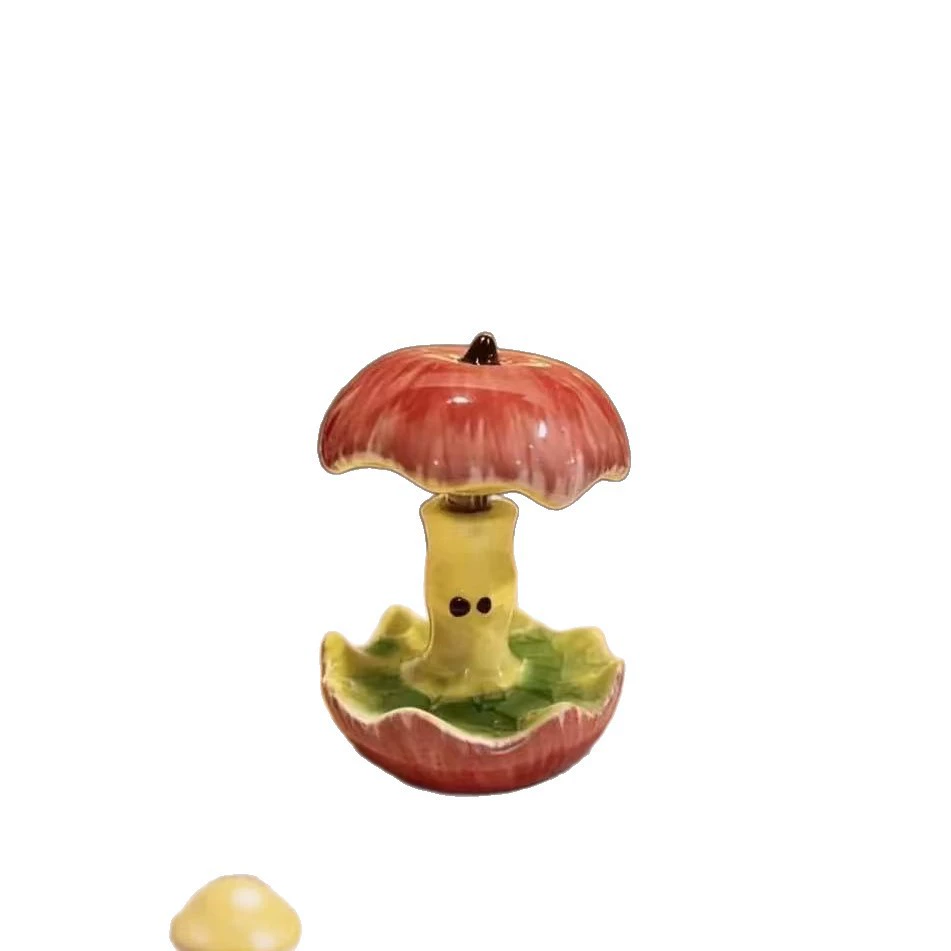 Cute Ceramic Apple Spinning Toy