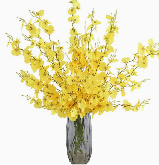 Artificial Dancing Orchid and Phalaenopsis Orchid Silk Flower Decoration