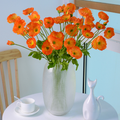 Artificial poppy flowers