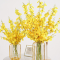 Artificial Dancing Orchid and Phalaenopsis Orchid Silk Flower Decoration