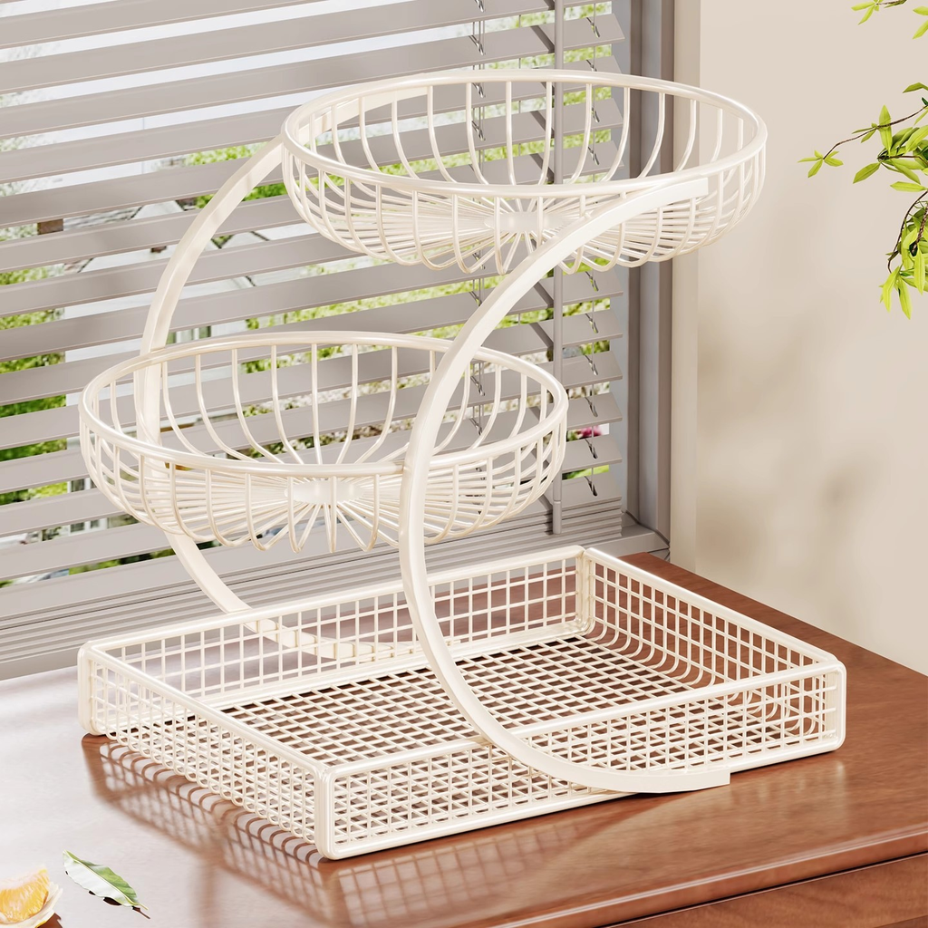 Multi-layer fruit storage basket