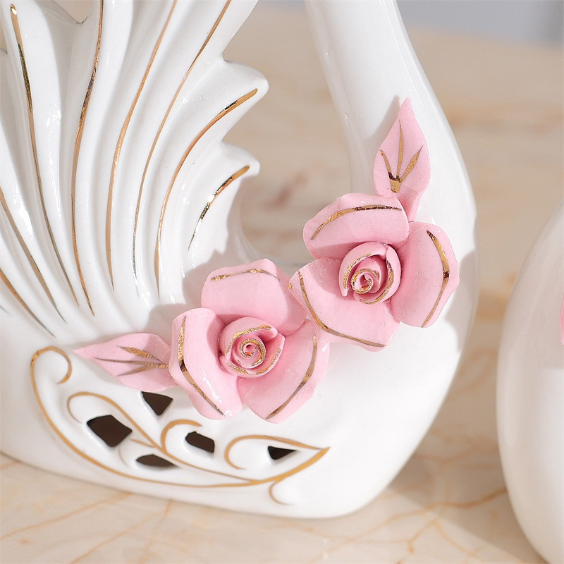 Innocent swan ornaments