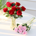 Artificial velvet roses