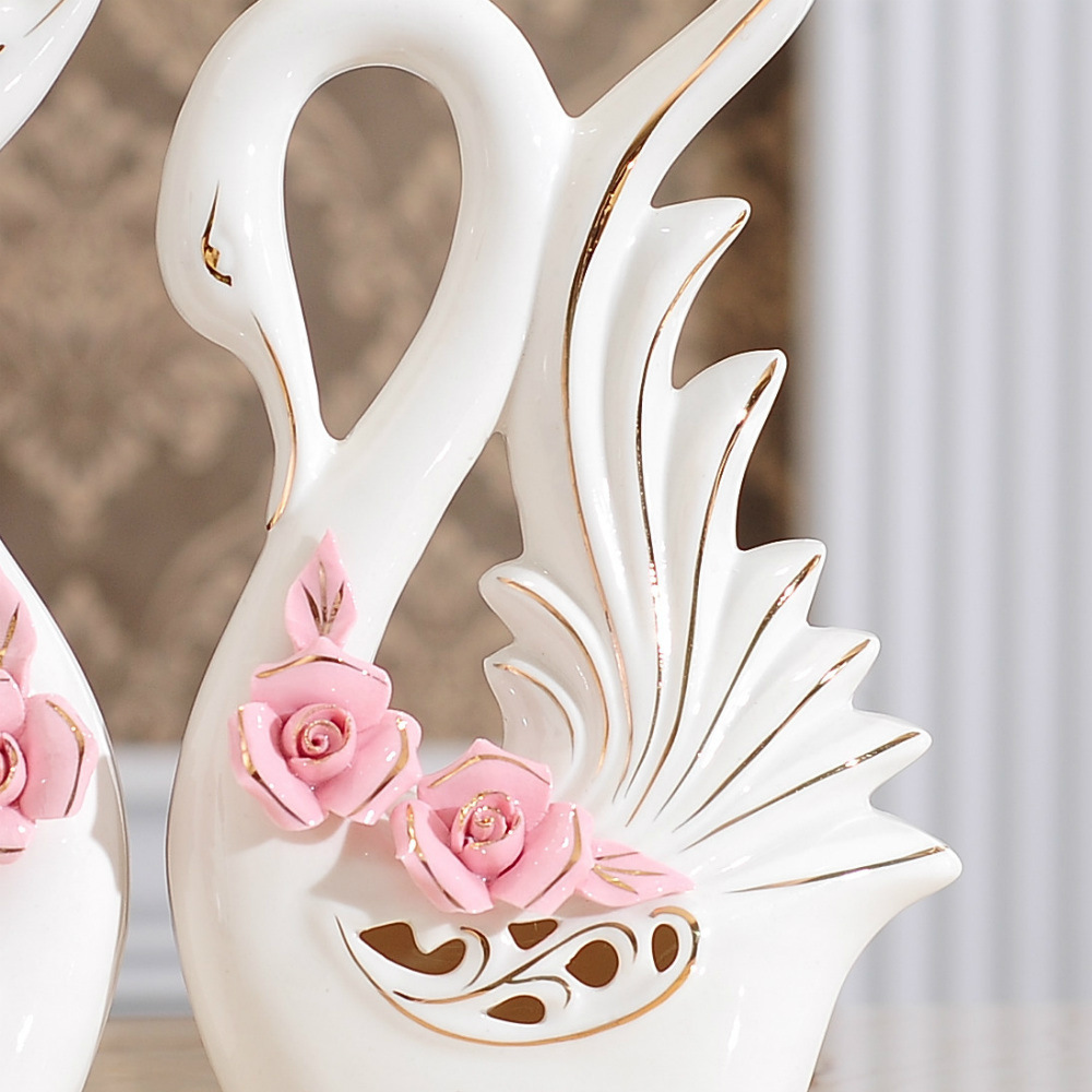 Innocent swan ornaments