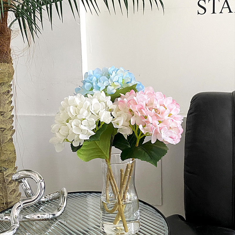 High-quality artificial hydrangea flowers