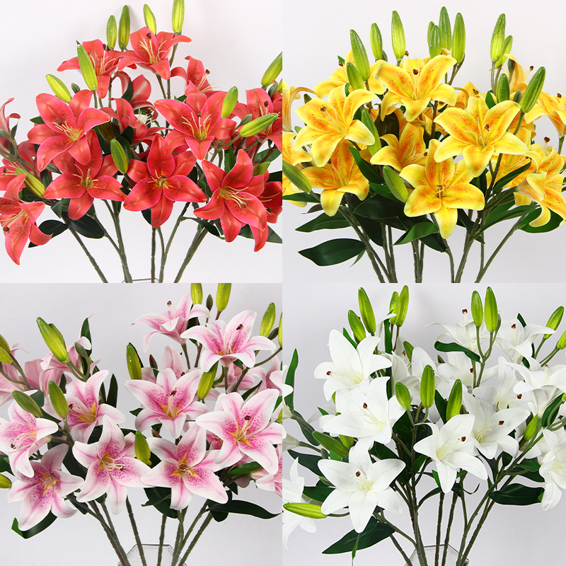 High-end 3D artificial lily