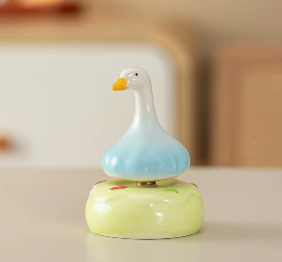Garlic Duck Popular Spinning Figurine