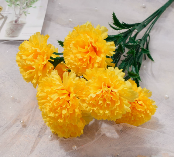 Artificial flower 7-head aquatic carnation