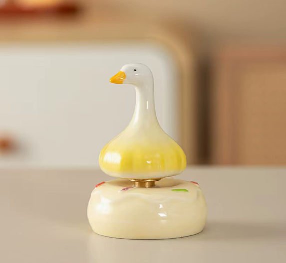 Garlic Duck Popular Spinning Figurine