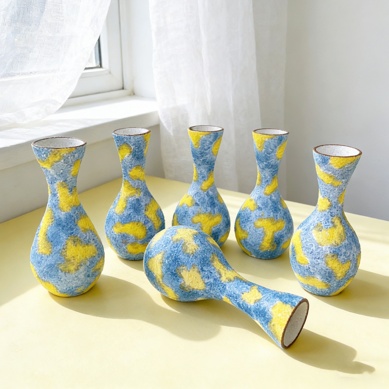 Instagram-worthy creative handmade colorful ice cream vase